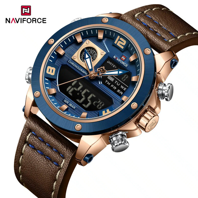 Naviforce NF 9236 DualMaster Men Watch With Official Warranty