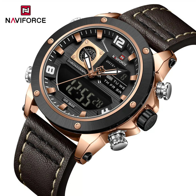 Naviforce NF 9236 DualMaster Men Watch With Official Warranty