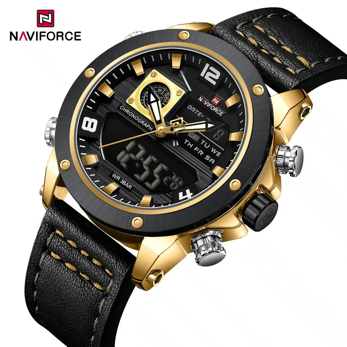 Naviforce NF 9236 DualMaster Men Watch With Official Warranty