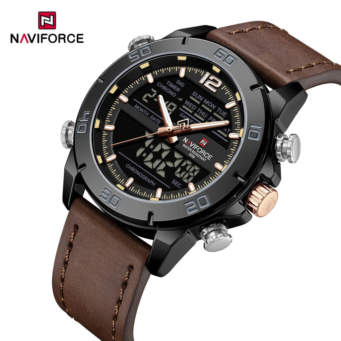 Naviforce NF 9253L DualTrack Edition Men Watch With Official Warranty