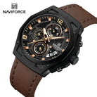 Naviforce NF 8051 LeatherX Men Watch With Official Warranty