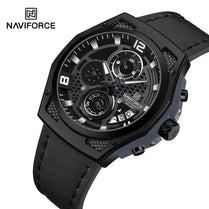 Naviforce NF 8051 LeatherX Men Watch With Official Warranty