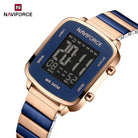 Naviforce NF5058 Elegant Pixel Digital Women's Watch With Official Warranty