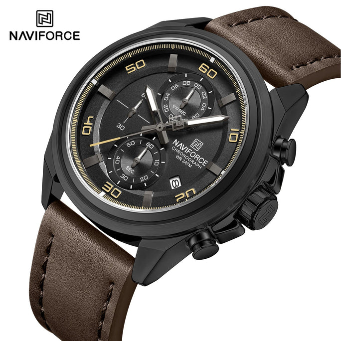 Naviforce Chronomark NF 8075 Men Watch With Official Warranty