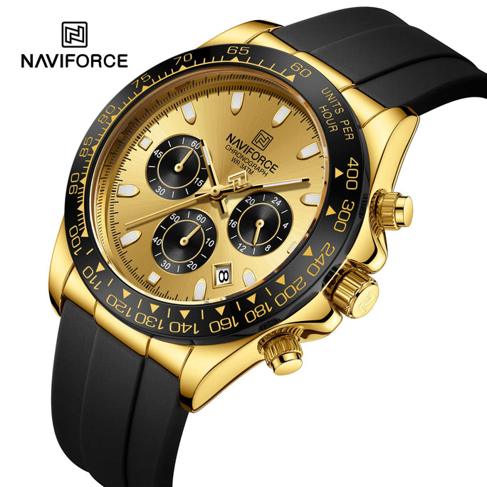 Naviforce NF 8054 Flex Chrono Men Watch With Official Warranty