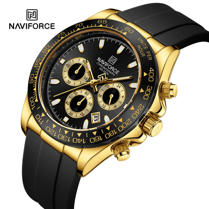 Naviforce NF 8054 Flex Chrono Men Watch With Official Warranty
