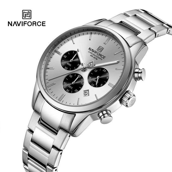 Naviforce NF 8076 Executive Chrono Men Watch With Official Warranty