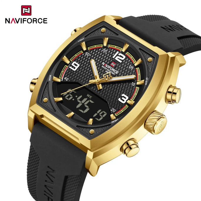 Naviforce NF 9242 Dual Master Men Watch With Official Warranty