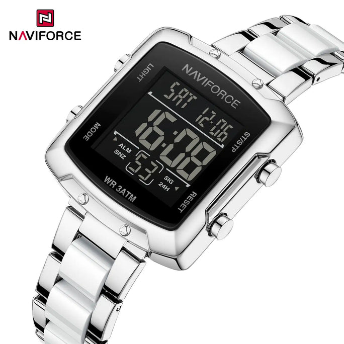 Naviforce NF5057 Square Style Digital Women's Watch With Official Warranty