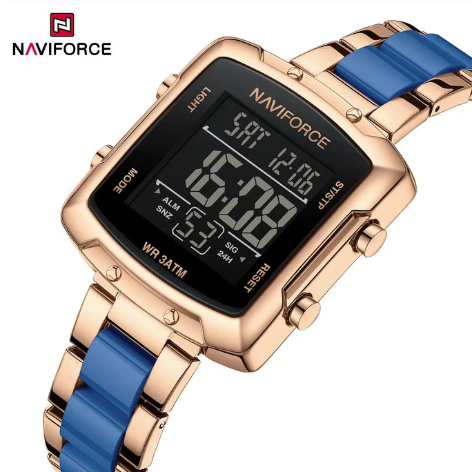 Naviforce NF5057 Square Style Digital Women's Watch With Official Warranty