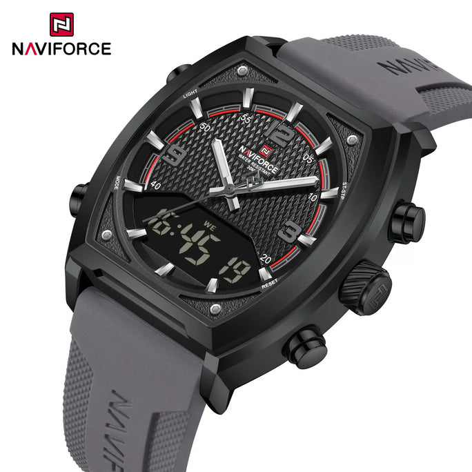 Naviforce NF 9242 Dual Master Men Watch With Official Warranty