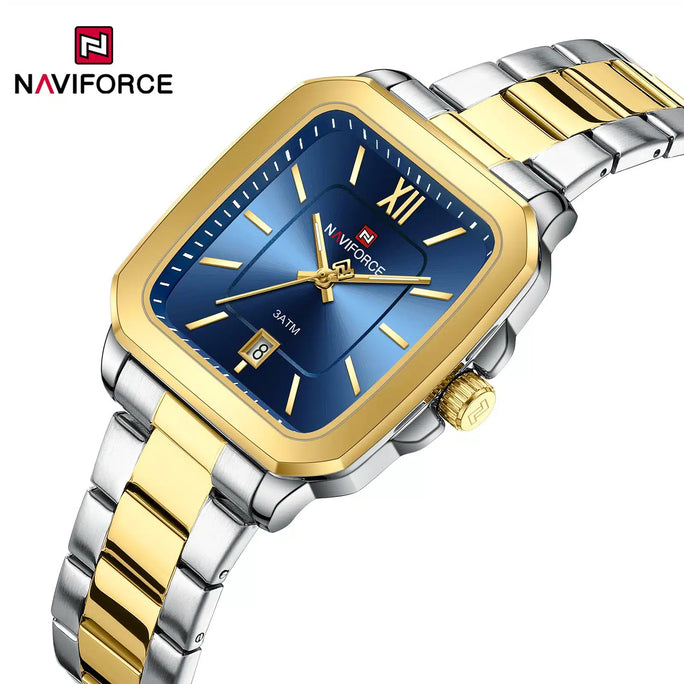 Naviforce NF 9239 Sleek Square Men Watch With Official Warranty