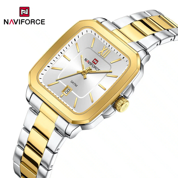 Naviforce NF 9239 Sleek Square Men Watch With Official Warranty