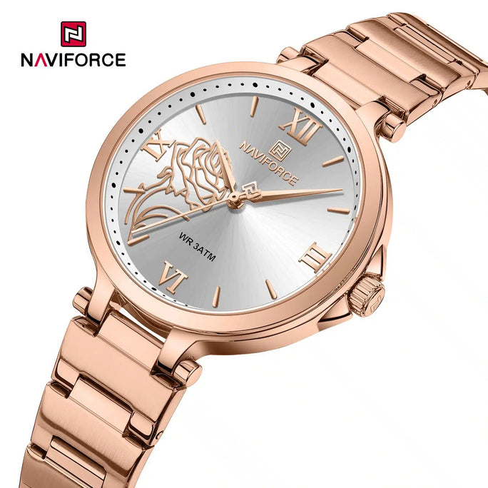 Naviforce NF5060 Floral Grace Women's Analog Watch With Official Warranty