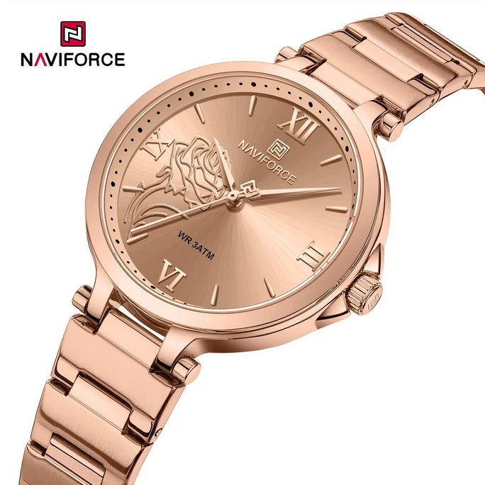 Naviforce NF5060 Floral Grace Women's Analog Watch With Official Warranty