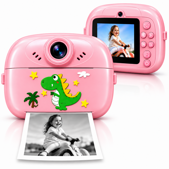 Instant Print Digital Camera for Girls & Boys – Print Camera