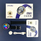 Super Amoled Display Z 78 Original Premium Smart Watch Original Z78 Ultra Smart Watch - 1.52" Large AMOLED Smartwatch Display, Bluetooth Calling SMARTWATCH Fitness Tracker (Multi-Color Options) smart watch