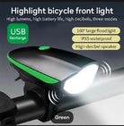2 IN 1 BICYCLE SPEICIAL BICYC FRONT LIGHT RECHARGEABLE TYPE C