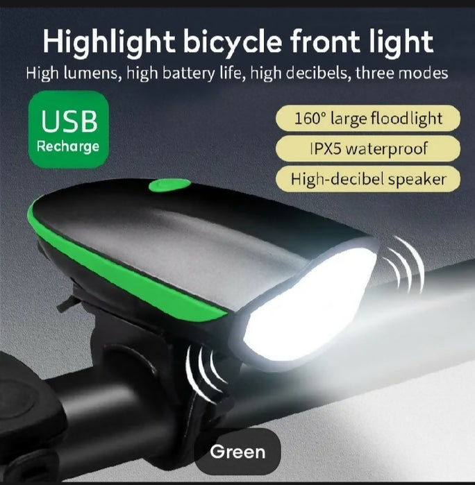 2 IN 1 BICYCLE SPEICIAL BICYC FRONT LIGHT RECHARGEABLE TYPE C