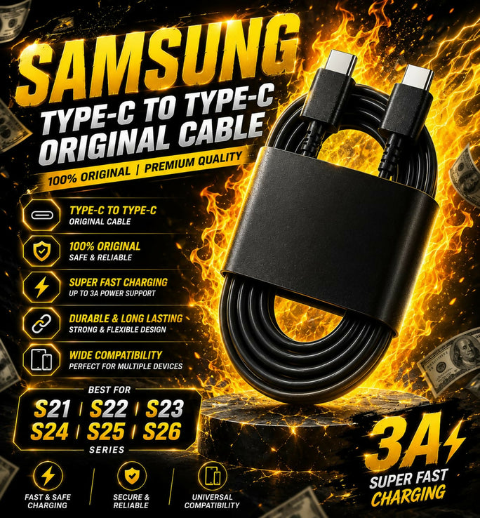Samsung Type-C to Type-C 3A Super Fast Charging Cable