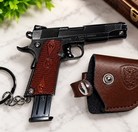 Glock mini Toy Full Metal Keychain Keyring and Removable Magazine Random color