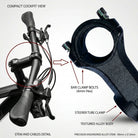 Premium 90mm Bicycle Handlebar Stem – 31.8mm Alloy Cockpit Upgrade