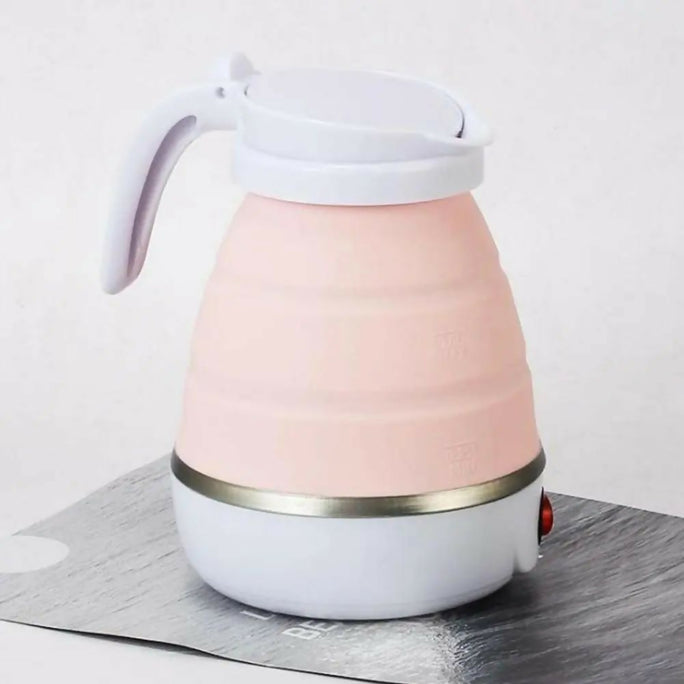 Foldable Kettle Coffee Pot Tea Kettle 1L Electric Space-Saving ABS Camping Home Travel Outdoor Heating Hot Water Cup