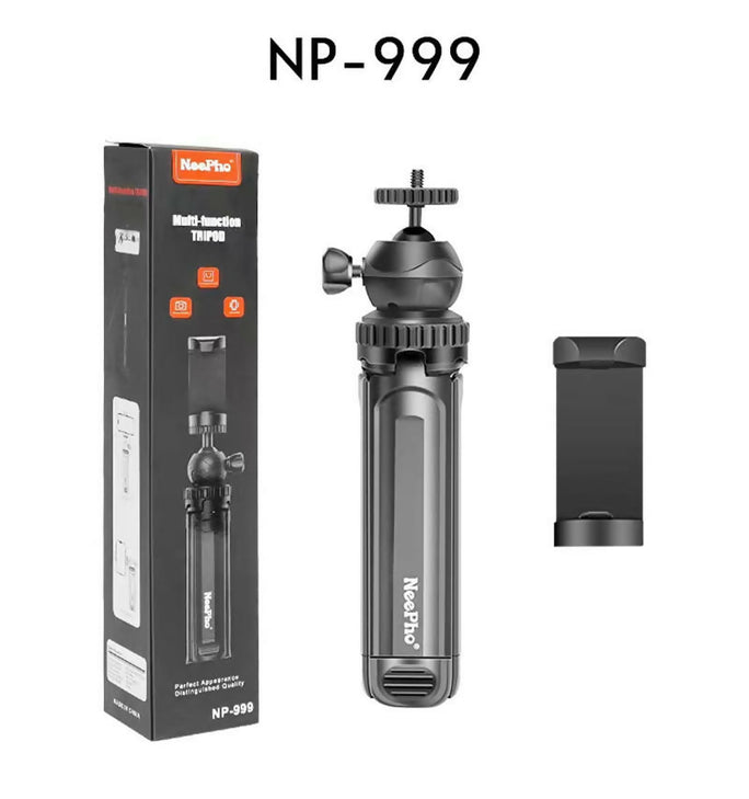 R1S 3-in-1 Bluetooth Selfie Stick with Tripod & Flash Light | Foldable Extendable Selfie Rod with Wireless Remote for Android, iPhone & Action Cameras