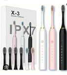 Ultrasonic Sonic Electric Toothbrush USB Charging Rechargeable Total Washable Electronic Whitening Teeth Brush for Oral Care
