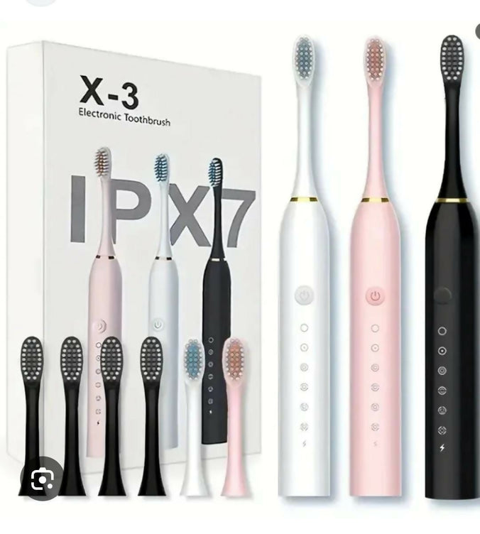 Ultrasonic Sonic Electric Toothbrush USB Charging Rechargeable Total Washable Electronic Whitening Teeth Brush for Oral Care