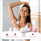 Sumifun Roll-On Perfume Body 30ml | Rose Fragrance Roll-On Deodorant for Underarms | Long Lasting Freshness for Women