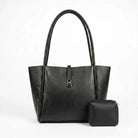 WestStyle - Women's 2PCs Joblet Tote Bag in Black Color