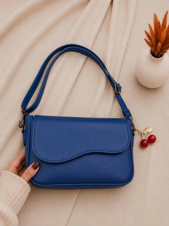 Premium Cherry Frame Shoulder Bag for Women - Stylish Crossbody Handbag with Secure Closure
