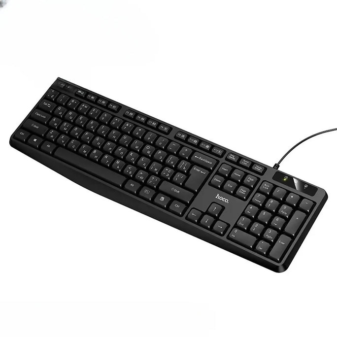 HOCO GM60 Full-Size Wired USB Membrane Keyboard 104 Keys