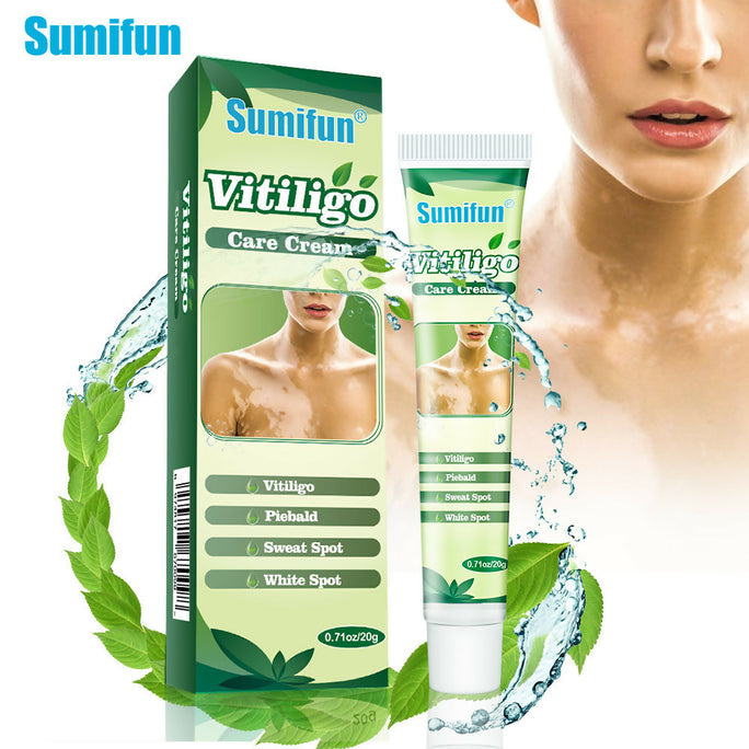 Sumifun Vitiligo Care Cream 20g | Botanical Skin Care Cream | Daily Skin Moisturizing Formula | External Use Cream
