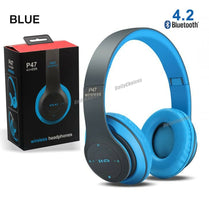 ORIGINAL IMPORTED P47 Wireless Bluetooth Head Phones Foldable, Super Bass & Multi-Color Freedom