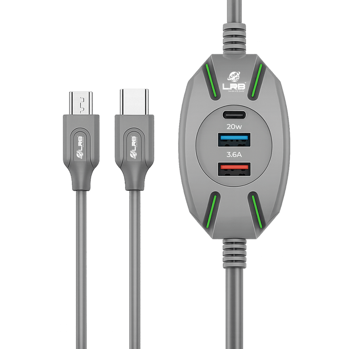 LRB LCC-340PD Turbo Clip 30W PD Fast Charger