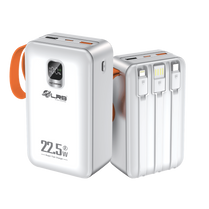 LRB LPB-730PD 30000mAh 22.5W Fast Charging Power Bank With Built-In Cables