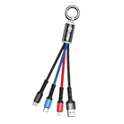 LRB-301 3-in-1 Keychain 60W Fast Charging Data Cable
