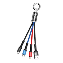 LRB-301 3-in-1 Keychain 60W Fast Charging Data Cable