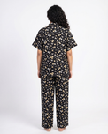 Sajiero Linen Pajama Suit - Daisy Dream