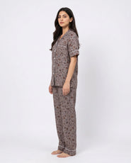 Sajiero Linen Pajama Suit - Florique