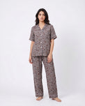 Sajiero Linen Pajama Suit - Florique