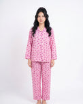 Sajiero Linen Pajama Suit -  Melon Heart