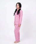 Sajiero Linen Pajama Suit -  Melon Heart