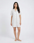Sajiero Long Shirt - Silk Dot
