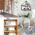 9-Foot Extendable Microfiber Ceiling Fan Duster with Long Telescopic Pole