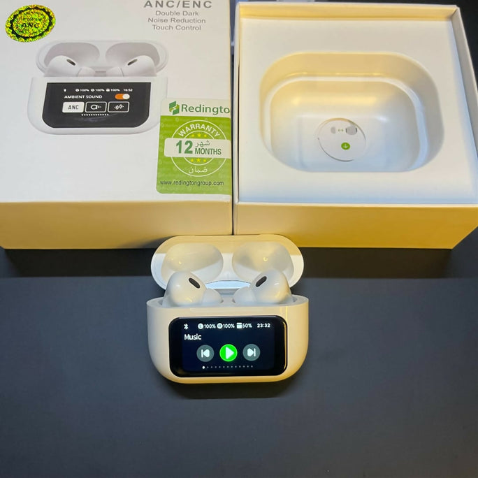 WHITE LIMITED TIME DEAL: 90% OFF! 🔥 WHITE A9 Pro Ear buds – Premium Air Pods ANC+ENC earbuds Noise Cancelling airpods | Wireless Bluetooth Earphones & Airpods Alternative | Immersive Ambient Sound, All-Day Battery! earphones