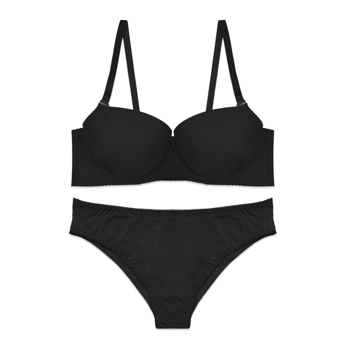 Sajiero Bra Set -  Midnight Matte