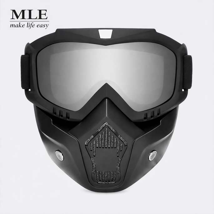 Bike Mask Motorcycle Dustproof Motocross Glasses Adjustable Motorcycle Goggles Breathable Full Face Protective Dirt Bike Motorbike Dirt Bike Off-road